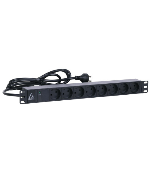 Lanview 19'' rack mount power strip 2m