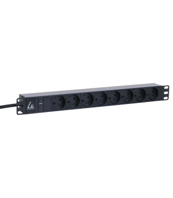 Lanview 19'' rack mount power strip 2m