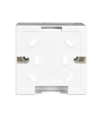 Underlag til 86x86mm vægdåser (int. std.) - Hvid