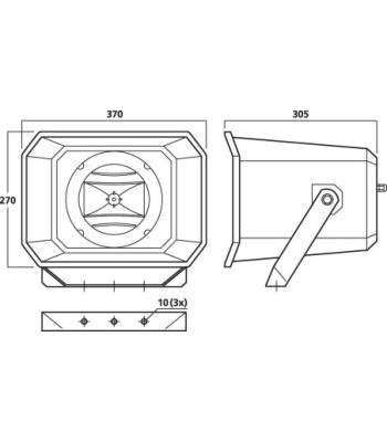 100V musikhorn - IT-250TW MONACOR