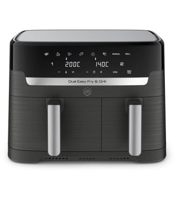 OBH Nordica Dual Easy Fry & Grill Black - Airfryer