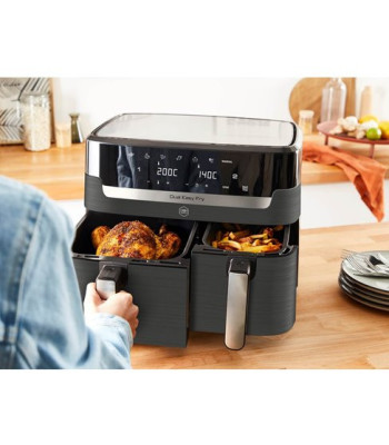 OBH Nordica Dual Easy Fry & Grill Black - Airfryer