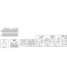 100V zoneforstærker 120Wrms - PA-1120 MONACOR