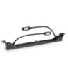 19" Gooseneck LED Rack Light | white & blue