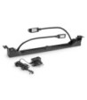 19" Gooseneck LED Rack Light | white & blue