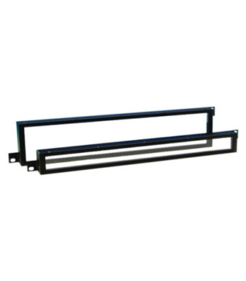 19" Front Panel with Plexiglass Insert 2 U
