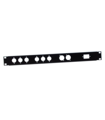 19" U-Shaped Rack Panel Universal 1 U