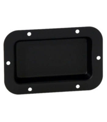 Dish black unpunched