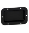 Dish black unpunched