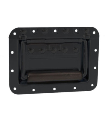 Recessed sprung handle large in dish 14mm deep