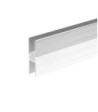 Aluminium sliding profile male - 2 x 2 meter