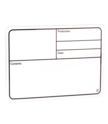 Tour Label plastic white self-adhesive 290x190mm