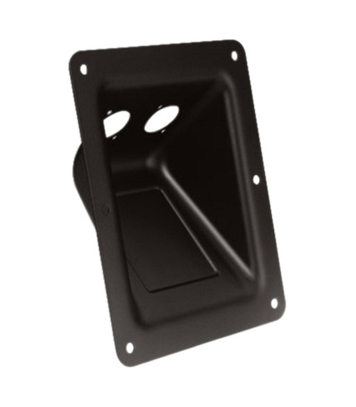 Dish black for 2 XLR or Speakon Sockets Dish black for 2 XLR or Speakon Sockets