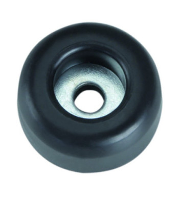 Rubber Foot 25 x 11 mm black - 100 stk.