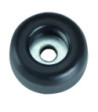 Rubber Foot 25 x 11 mm black - 100 stk.
