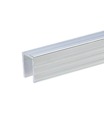 Aluminium Capping Channel for 9.5 mm Dividing Wall - 2 x 2 meter