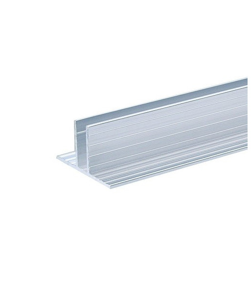 Aluminium Channel for 7 mm Dividing Walls - 2 x 2 meter Aluminium Channel for 7 mm Dividing Walls - 2 x 2 meter