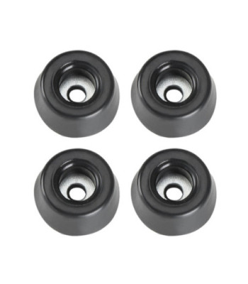 Bag of 4 Rubber Feet 20 x 9 mm black