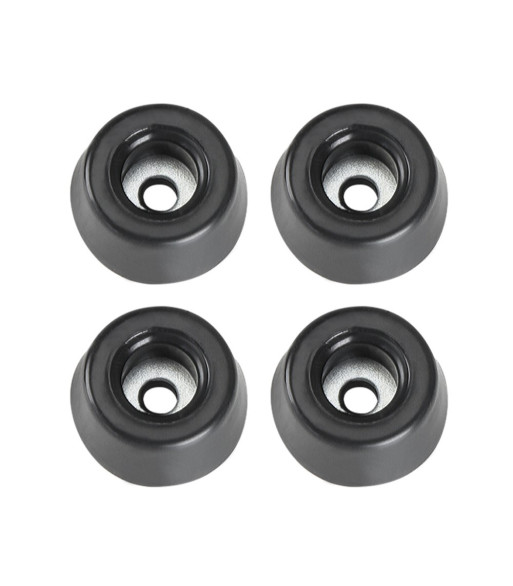 Bag of 4 Rubber Feet 20 x 9 mm black Bag of 4 Rubber Feet 20 x 9 mm black