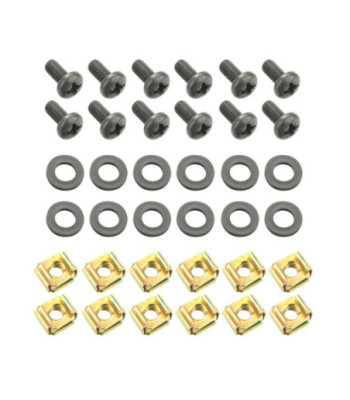 Mounting kit with 12 screws M6