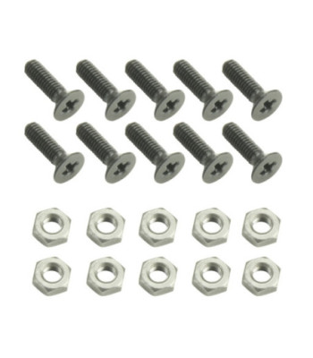Bag of 10 M3 x 10 mm Phillips-Head Screw with Nut