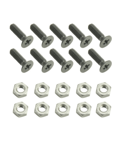 Bag of 10 M3 x 10 mm Phillips-Head Screw with Nut Bag of 10 M3 x 10 mm Phillips-Head Screw with Nut