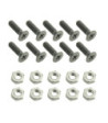 Bag of 10 M3 x 10 mm Phillips-Head Screw with Nut