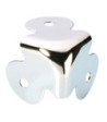 Case Corner three-leg chrome-plated