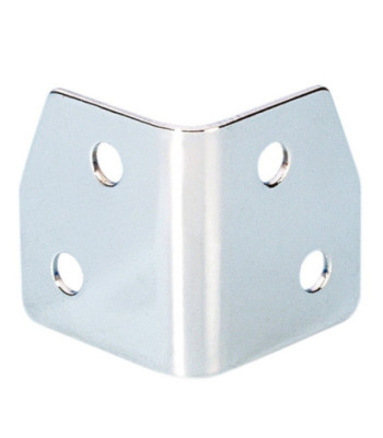 Corner Brace 27 x 25 chrome-plated - 2000 stk.