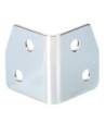 Corner Brace 27 x 25 chrome-plated - 2000 stk.