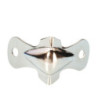 Corner Brace 24 x 33 nickel-plated