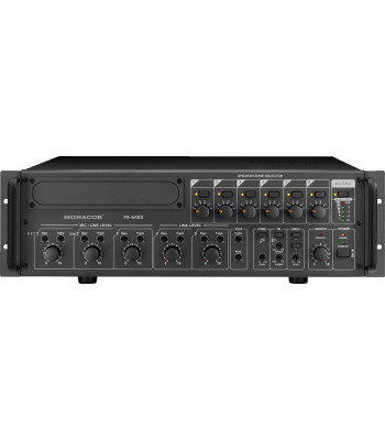 100V zoneforstærker 480Wrms - PA-6480 MONACOR