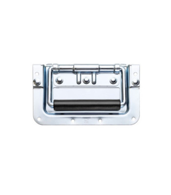 Recessed sprung handle in dish 9 mm deep