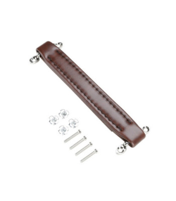 Strap Handle Leatherette brown