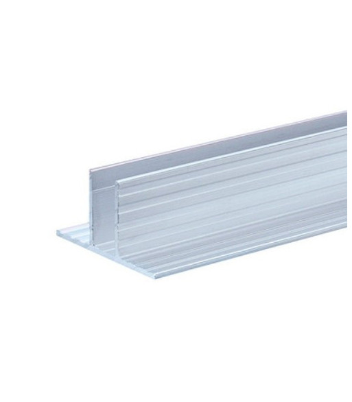 Aluminium Channel for 9.5 mm Dividing Walls - 2 x 2 meter Aluminium Channel for 9.5 mm Dividing Walls - 2 x 2 meter