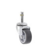 Set of four 50mm Plug-In Castor with mounting socket