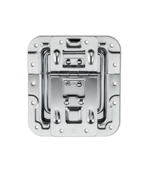 Lid Stay cranked with Hinge Click-Stop Function and Rivet Protection Lid Stay cranked with Hinge Click-Stop Function and Rivet Protection