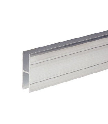 Aluminium H-Section 10 mm for Joining large Panels - 2 x 2 meter