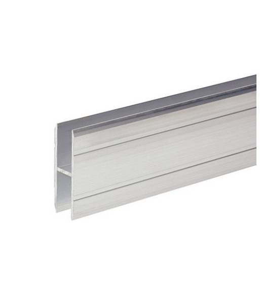 Aluminium H-Section 10 mm for Joining large Panels - 2 x 2 meter Aluminium H-Section 10 mm for Joining large Panels - 2 x 2 meter