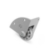 Corner castor with 48 mm wheel in aluminium die-cast housing