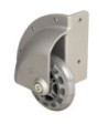 Corner Mount Castor with soft Wheel 75 mm