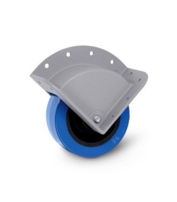 Corner installation roller 100 mm in die-cast aluminium housing