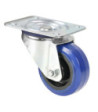 Swivel Castor 80 mm with blue Wheel