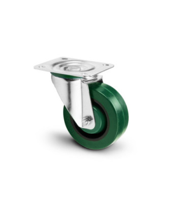 Swivel Castor 100 mm Heavy Duty with Green Wheel