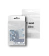 Bag of 2 Detachable Hinges Large Galvanized