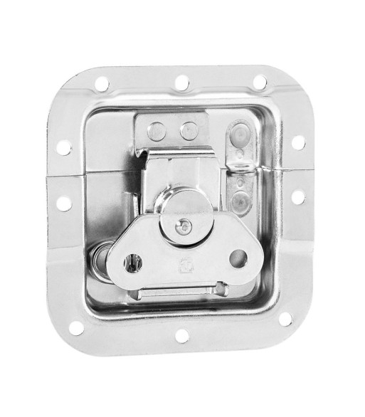 Butterfly Latch medium with Spring cranked 14 mm deep padlockable Butterfly Latch medium with Spring cranked 14 mm deep padlockable