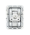 Butterfly Latch V3 large cranked 9 mm deep padlockable with Rivet Protection