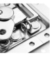 Butterfly Latch medium non cranked 9 mm deep padlockable
