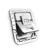 Flightcase Latch cranked 9.5 mm deep