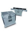 Butterfly latch short cranked 14 mm deep with split dish - 40 stk.
